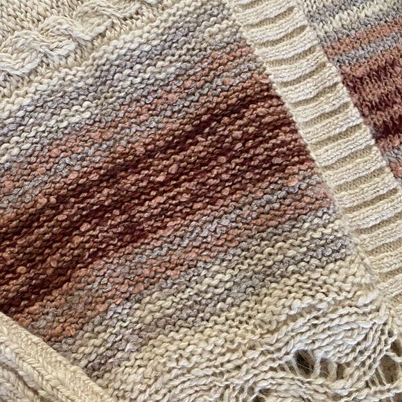 Anthropologie Pilcro Cardigan with Pink Red Stripes - Picture 3 of 4